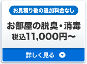 お部屋の消臭税込11,000円～